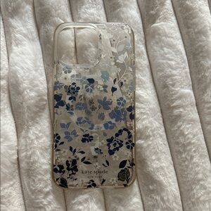 kate spade Blue and White Floral Phone Case